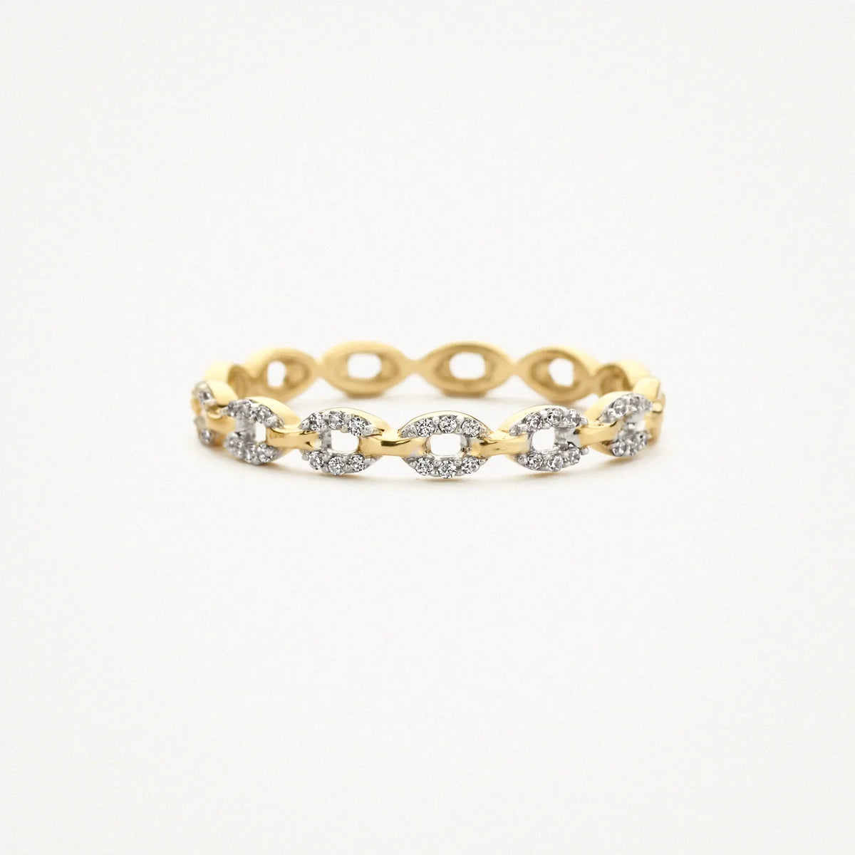 Blush Ring 1257BZI - (585er) Gelb- und Weissgold mit Zirkonia