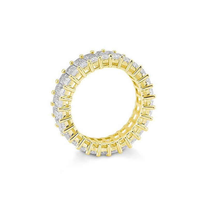 Breiter Memoire Baguette Labordiamantring – Eleganter Ring mit Labordiamanten - 41063080