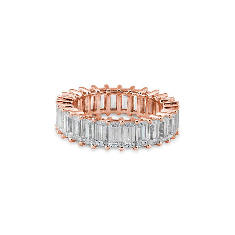 Breiter Memoire Baguette Labordiamantring – Eleganter Ring mit Labordiamanten - 41063080