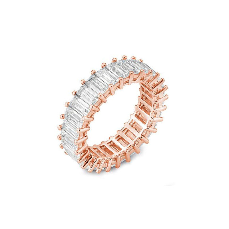 Breiter Memoire Baguette Labordiamantring – Eleganter Ring mit Labordiamanten - 41063080