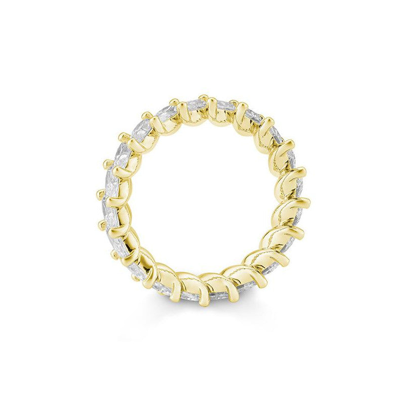 Breiter Memoire Navette Labordiamantring – Eleganter Ring mit Labordiamanten - 41062960