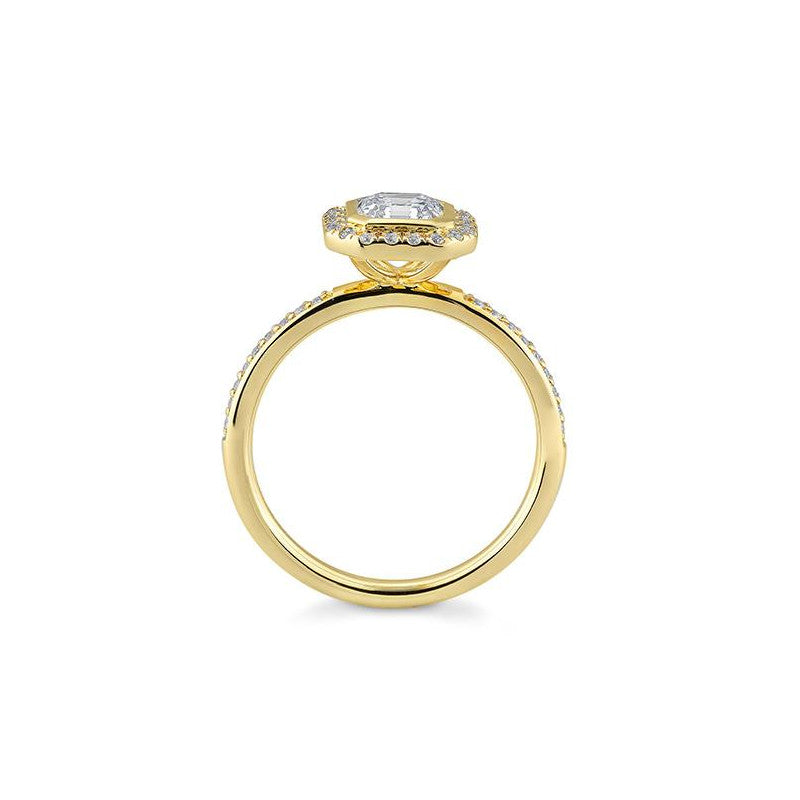 Breuning Carre Verlobungsring mit Labordiamanten -  41063260