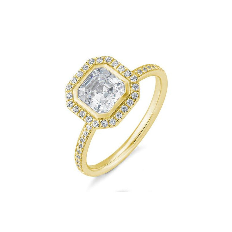 Breuning Carre Verlobungsring mit Labordiamanten -  41063260