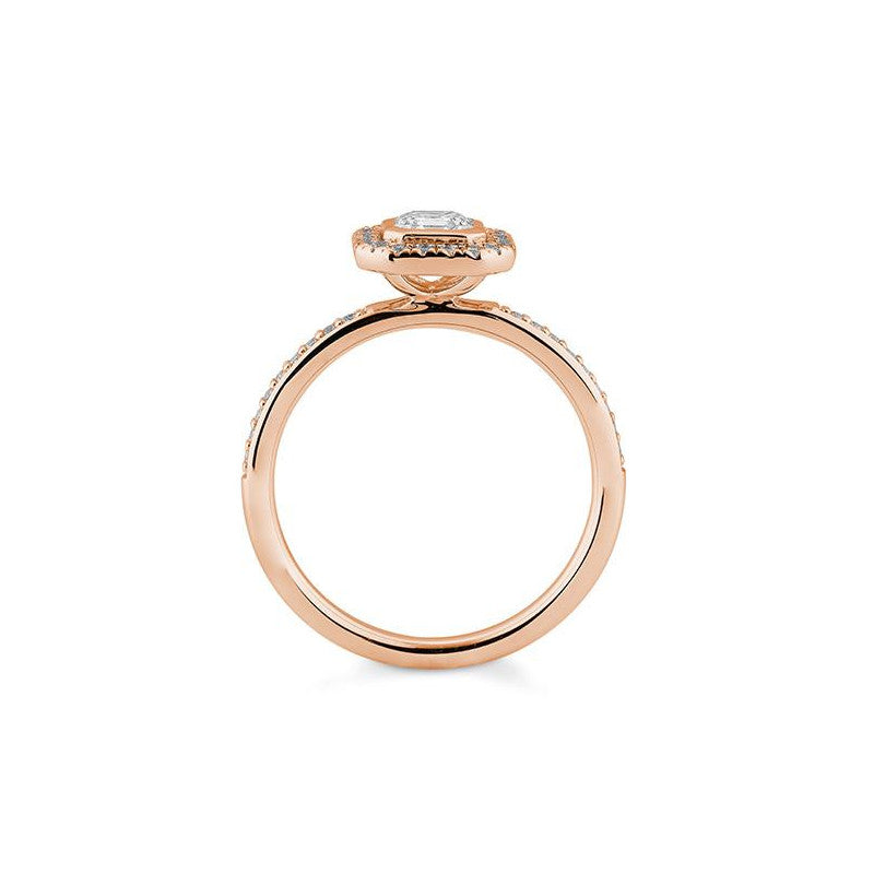 Breuning Carre Verlobungsring mit Labordiamanten -  41063260