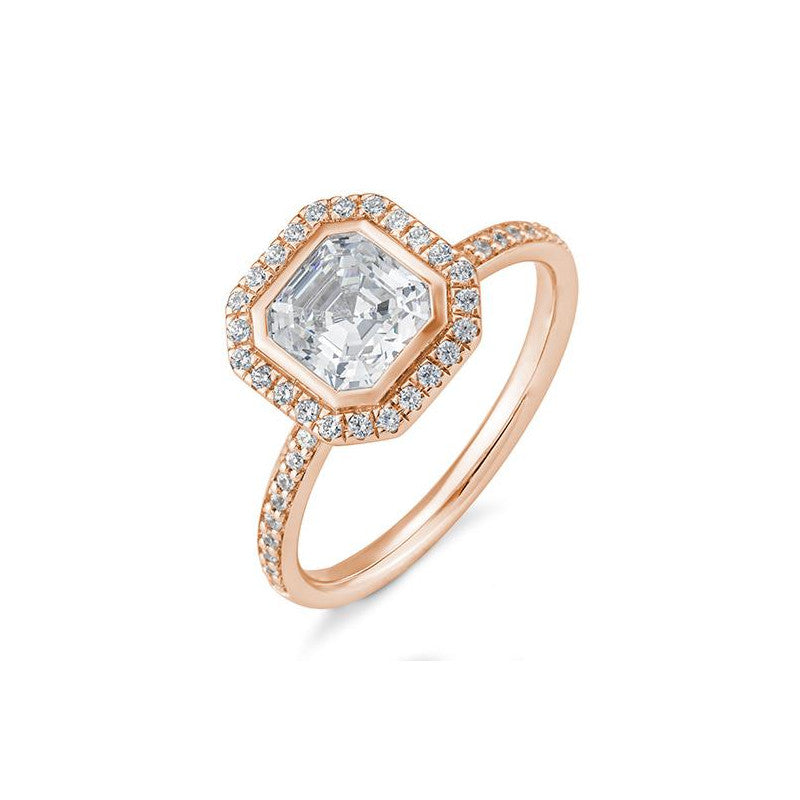 Breuning Carre Verlobungsring mit Labordiamanten -  41063260