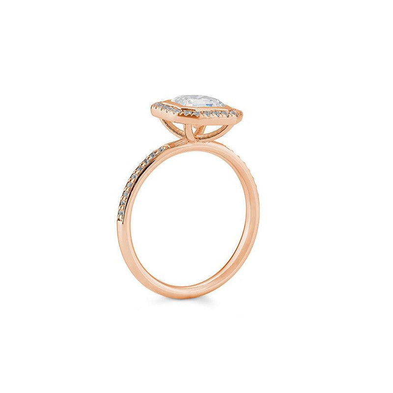 Breuning Carre Verlobungsring mit Labordiamanten -  41063260