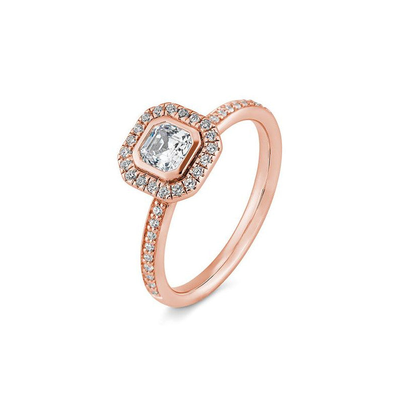 Breuning Carre Verlobungsring mit Labordiamanten -  41063260