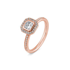 Breuning Carre Verlobungsring mit Labordiamanten -  41063260