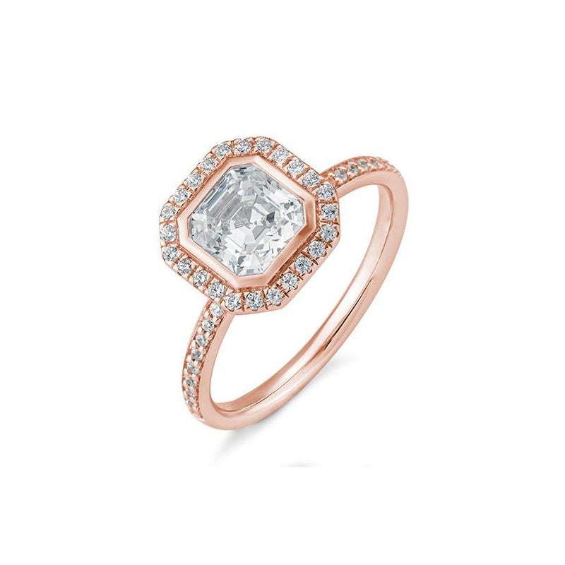 Breuning Carre Verlobungsring mit Labordiamanten -  41063260