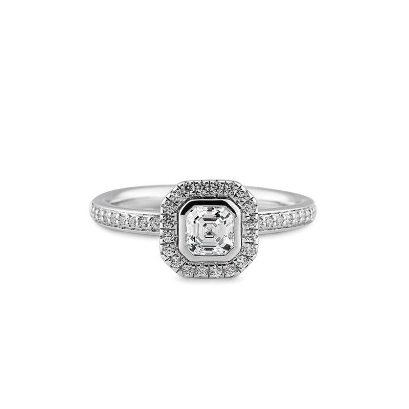 Breuning Carre Verlobungsring mit Labordiamanten -  41063260