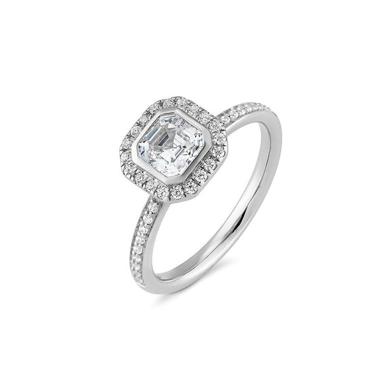 Breuning Carre Verlobungsring mit Labordiamanten -  41063260