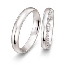Breuning Luxury Trauringe mit 25 Diamanten - 48/06622 & 48/06621