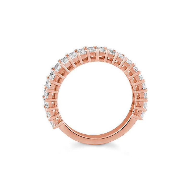 Halbmemoire Baguette Labordiamantring – Eleganter Ring mit Labordiamanten - 41063100