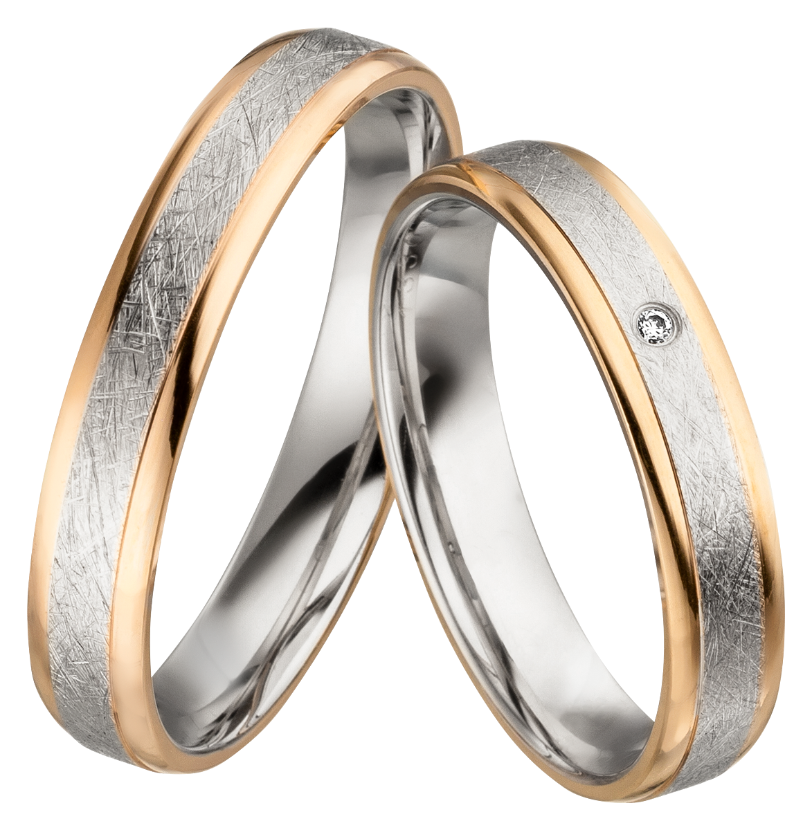 Linden Trauringe / Eheringe Bicolor Zurzach - 1335/1336