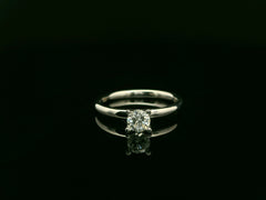Linden Verlobungsring in 18 Karat - 750 Weissgold mit Diamanten - BYZ0004332 