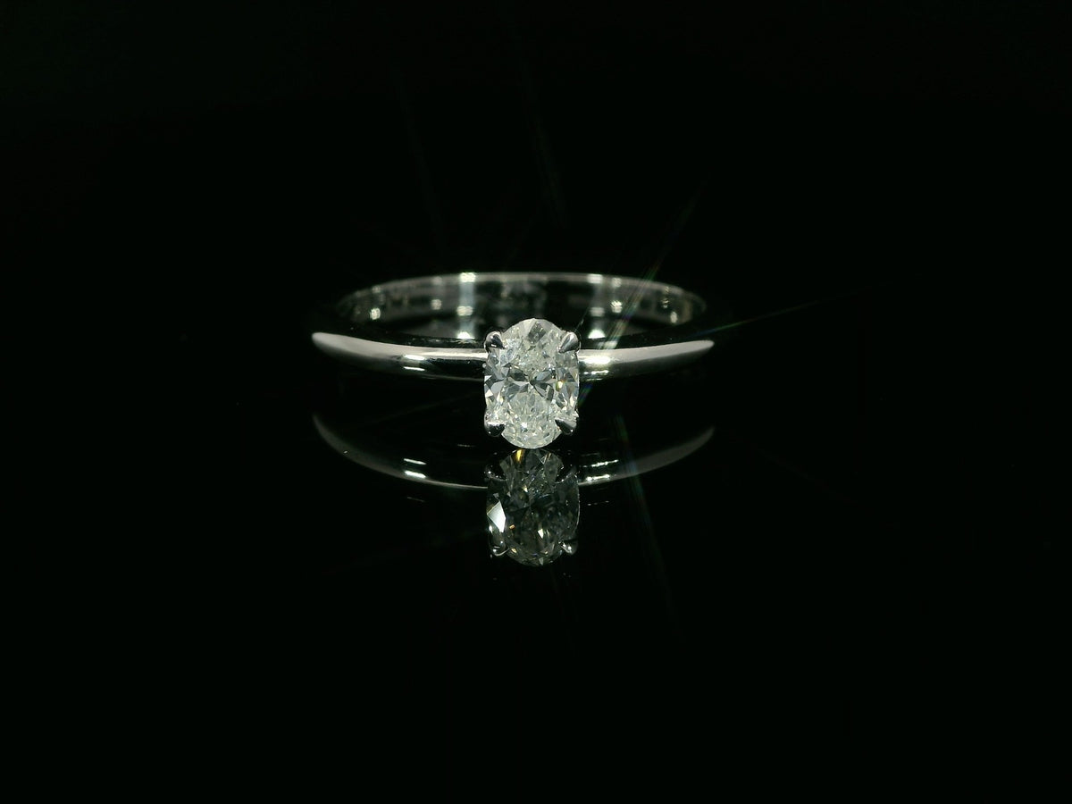 Linden Verlobungsring in 18 Karat - 750 Weissgold mit Diamanten - YZ0004328