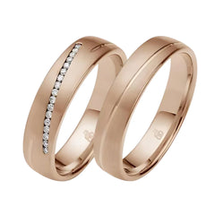 Rauschmayer More Stones 5th Trauringe mit 17 Brillanten - 05677