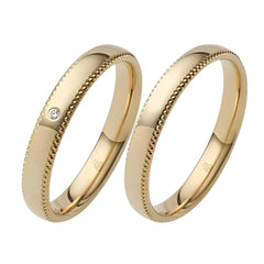 Rauschmayer Trauringe mit Brillant 0.010 ct. - 03038/035