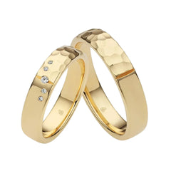 Rauschmayer First Individual Love - Trauringe mit 5 Brillanten 0,0225 ct./ges.