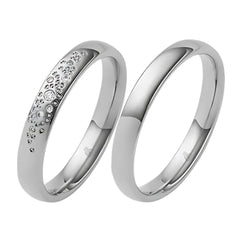 Rauschmayer Trauringe mit 7 Brillanten 0.032 ct. - 03078