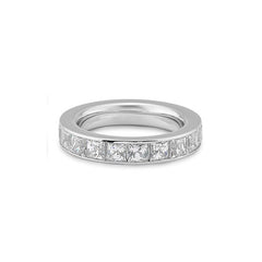 Schmaler Halbmemoire Carree Diamantring – Eleganter Ring mit Diamanten - 41062850
