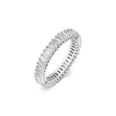 Schmaler Memoire Baguette Labordiamantring – Eleganter Ring mit Labordiamanten - 41063060