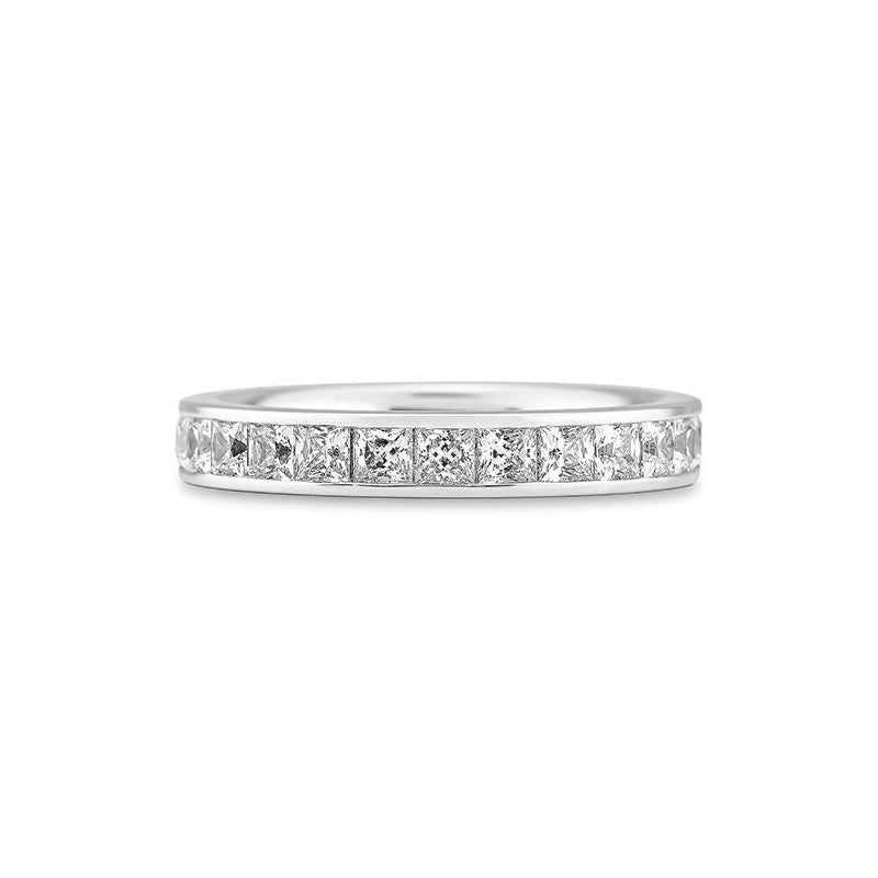 Schmaler Memoire Carree Diamantring – Eleganter Ring mit Diamanten - 41062820