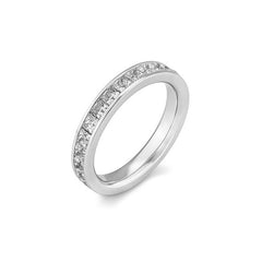 Schmaler Memoire Carree Diamantring – Eleganter Ring mit Diamanten - 41062820