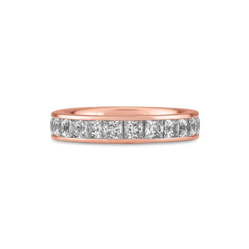 Schmaler Memoire Carree Diamantring – Eleganter Ring mit Diamanten - 41062830