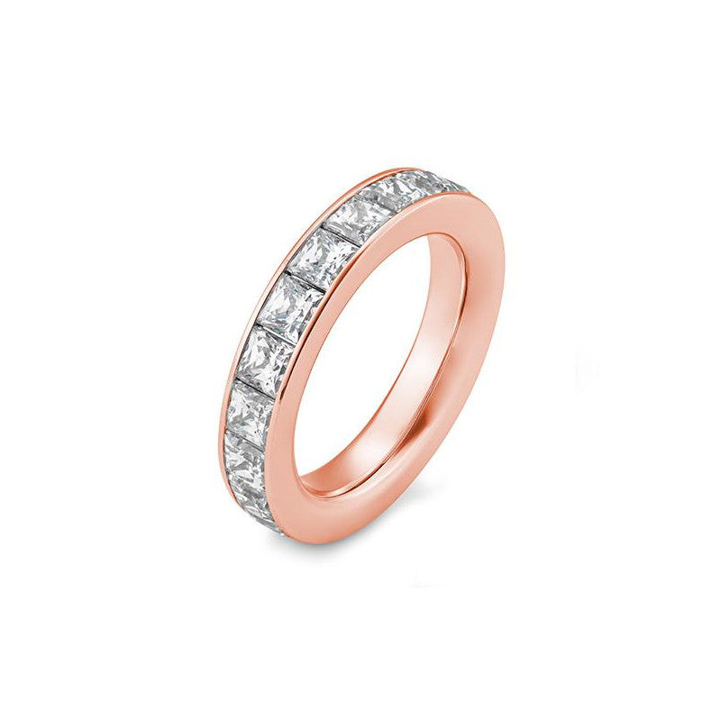 Schmaler Memoire Carree Diamantring – Eleganter Ring mit Diamanten - 41062840