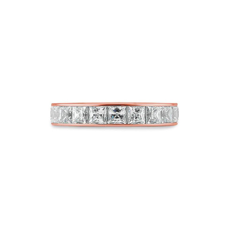 Schmaler Memoire Carree Diamantring – Eleganter Ring mit Diamanten - 41062840