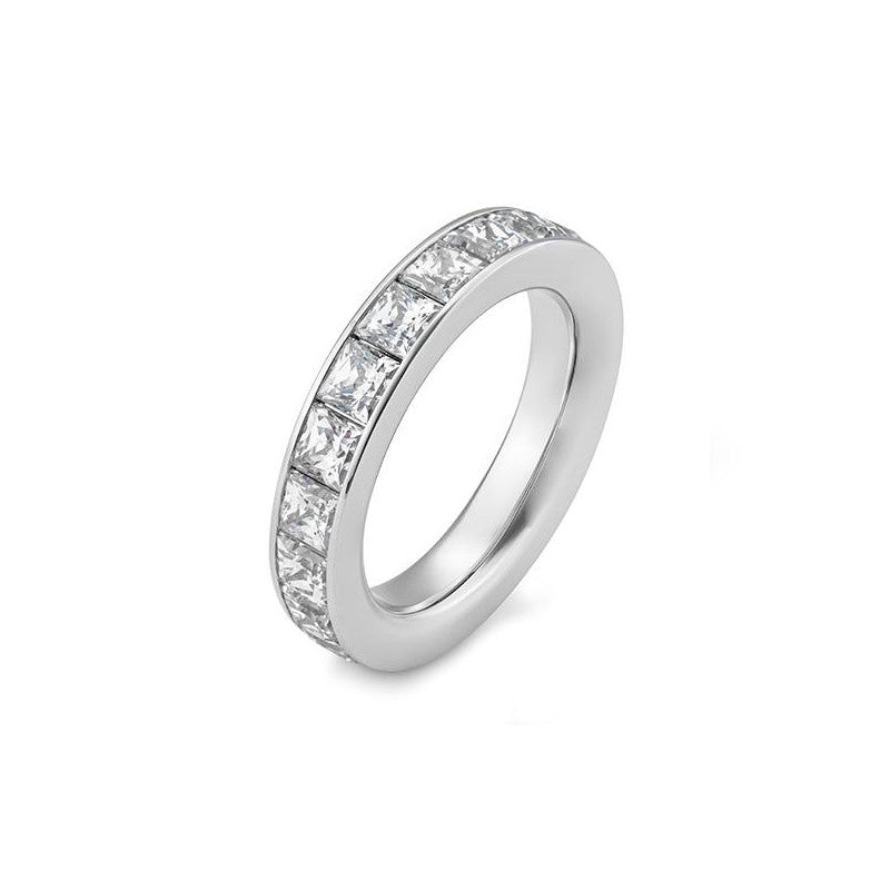 Schmaler Memoire Carree Diamantring – Eleganter Ring mit Diamanten - 41062840