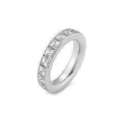 Schmaler Memoire Carree Diamantring – Eleganter Ring mit Diamanten - 41062840