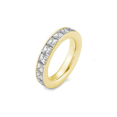 Schmaler Memoire Carree Diamantring – Eleganter Ring mit Diamanten - 41062840