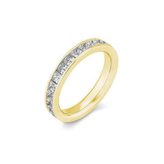 Schmaler Memoire Carree Diamantring – Eleganter Ring mit Diamanten - 41062850