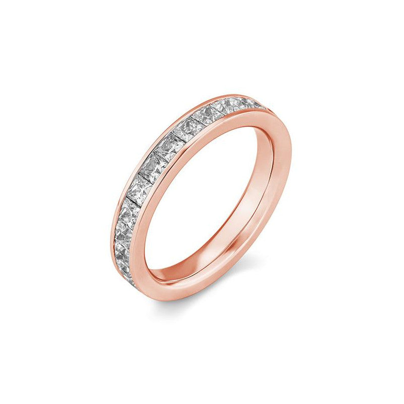 Schmaler Memoire Carree Diamantring – Eleganter Ring mit Diamanten - 41062850