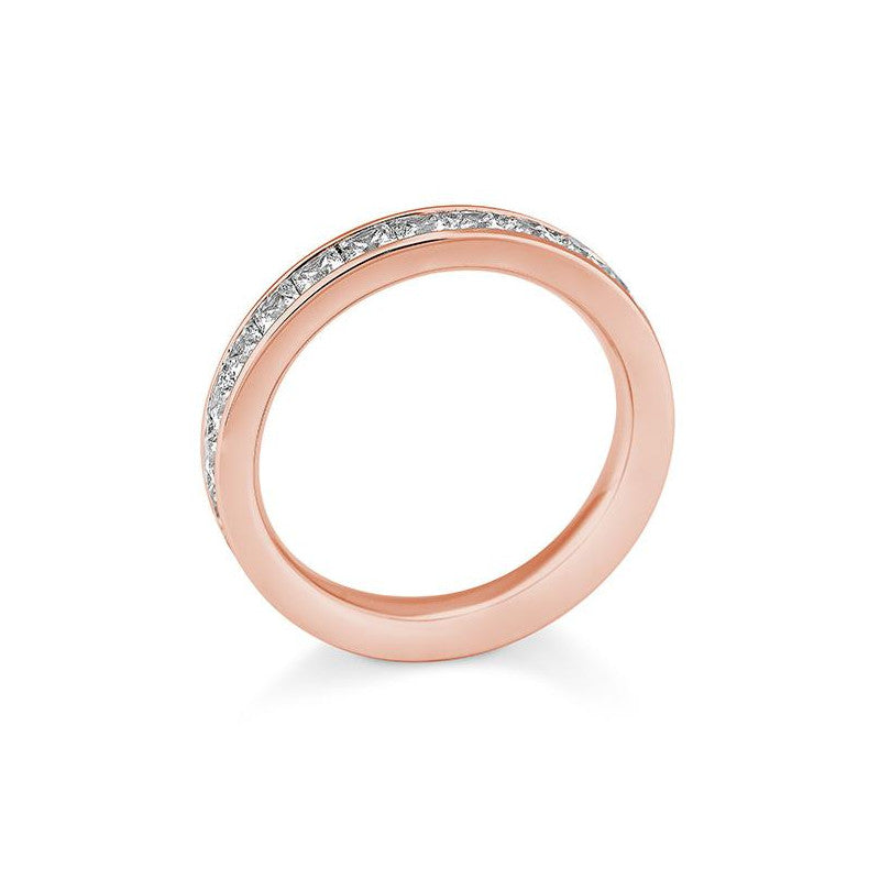 Schmaler Memoire Carree Diamantring – Eleganter Ring mit Diamanten - 41062850