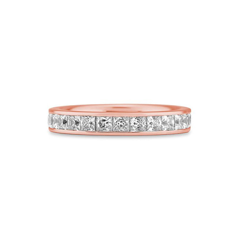 Schmaler Memoire Carree Diamantring – Eleganter Ring mit Diamanten - 41062850