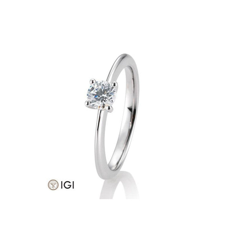 18 Karat Solitär-Ring 6er Krappe 0,40-0,60 ct. - 41859850