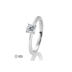 18 Karat Solitär-Ring 4er Krappe 0,40-0.60 ct. - 41057350